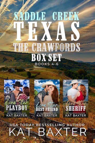 Book cover for Book Cover: Saddle Creek Texas - The Crawfords Boxed Set 2 by Kat Baxter